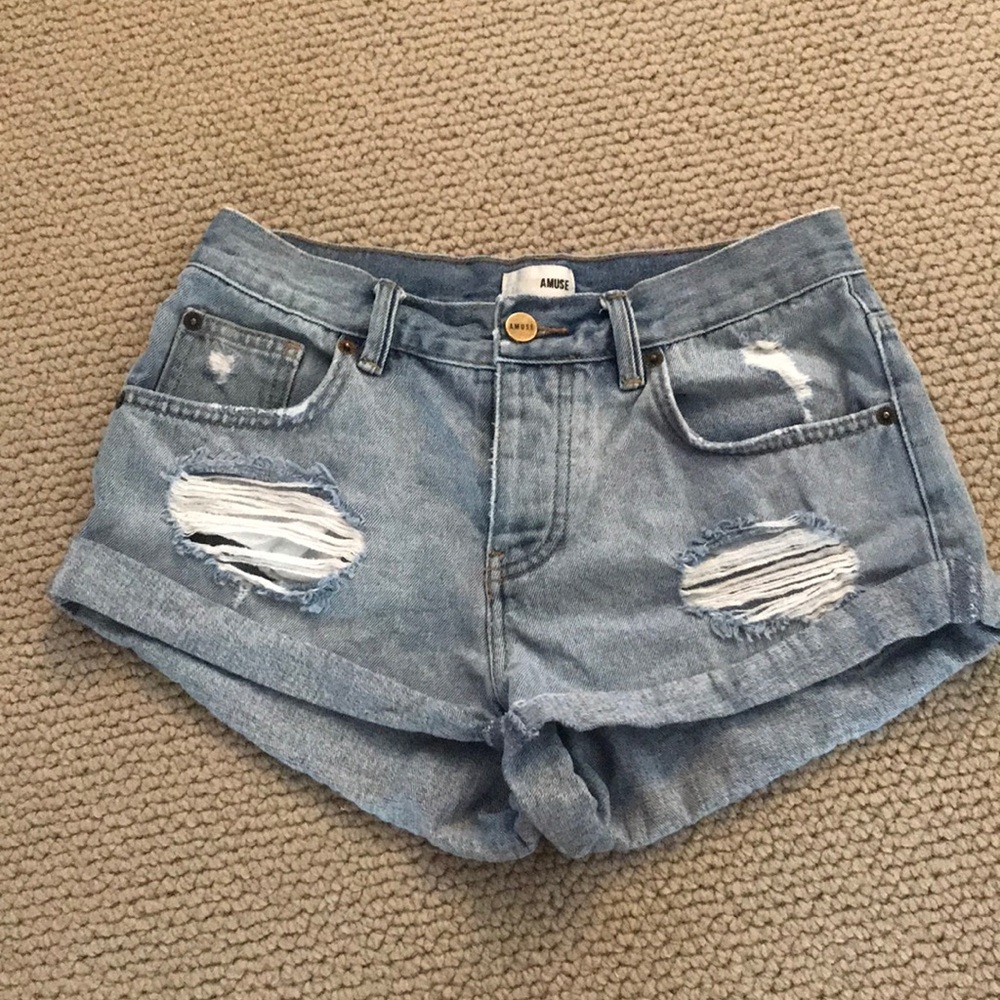 Amuse Society Jean Shorts